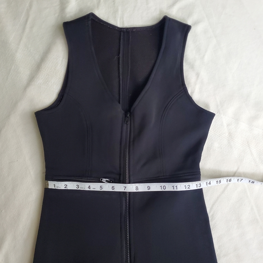 Vintage wool one piece ski pants bibs women's size 8 front & boot zip Austria - Picture 5 of 14